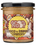 Krem z orzechów arachidowych i kakao z kawałkami orzechów CHOCO & PEANOOT CRUNCHY 330g