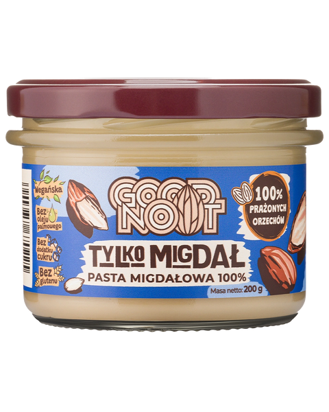 Pasta migdałowa 100% TYLKO MIGDAŁ 200g