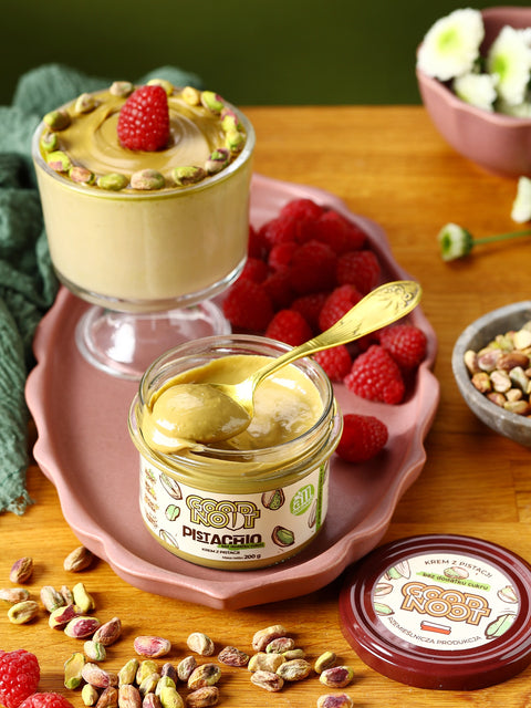 Krem pistacjowy bez dodatku cukru PISTACHIO 200g konsystencja