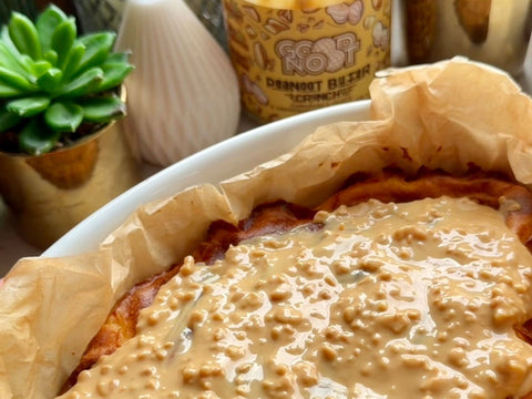 3-składnikowe ciasto z chrupiącym topem Peanoot Butter Crunchy