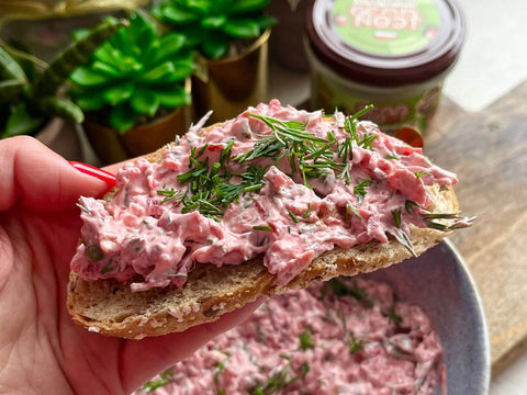 Buraczana pasta kanapkowa