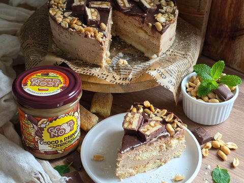 Cisto a'la snickers bez pieczenia z Choco & Peanoot Crunchy