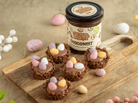 Przepis na czekoladowe gniazdka z kremem Choconoot® od Good Noot