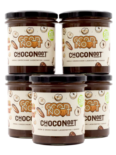 Set of 5 × Hazelnut and cocoa spreads CHOCONOOT® 350g