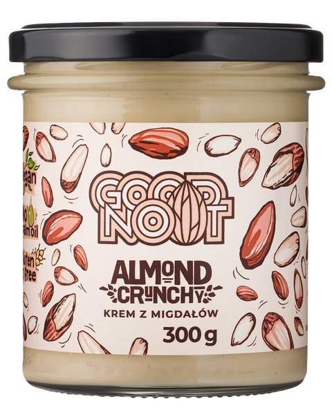 Krem z migdałów z kawałkami migdałów ALMOND CRUNCHY 300g