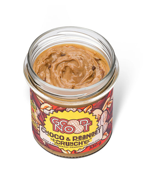 Krem z orzeszkami ziemnymi i kakao z kawałkami orzechów CHOCO & PEANOOT CRUNCHY 330g