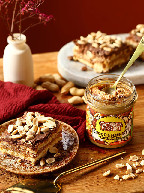 Krem z orzechów arachidowych i kakao z kawałkami orzechów bez dodatku cukru CHOCO & PEANOOT CRUNCHY