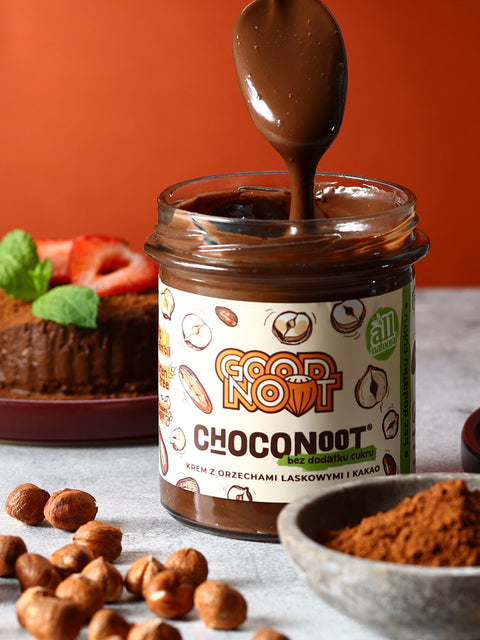 Krem z orzechów laskowych i kakao bez dodatku cukru CHOCONOOT® 330g