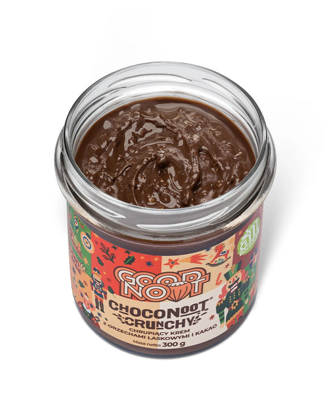 Krem z orzechów laskowych i kakao z kawałkami orzechów CHOCONOOT® CRUNCHY 300g