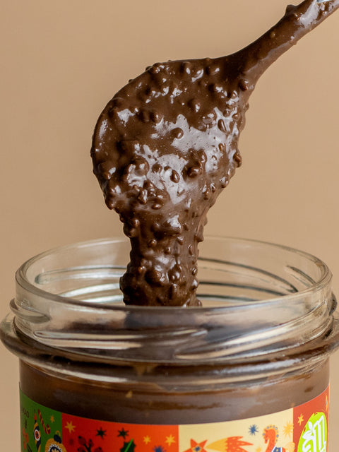 300g Choconoot® Crunchy spread with cocoa and pieces of hazelnuts