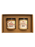 Zestaw Almond Crunchy 300g i Hazelnoot Crunchy 300g w opakowaniu prezentowym