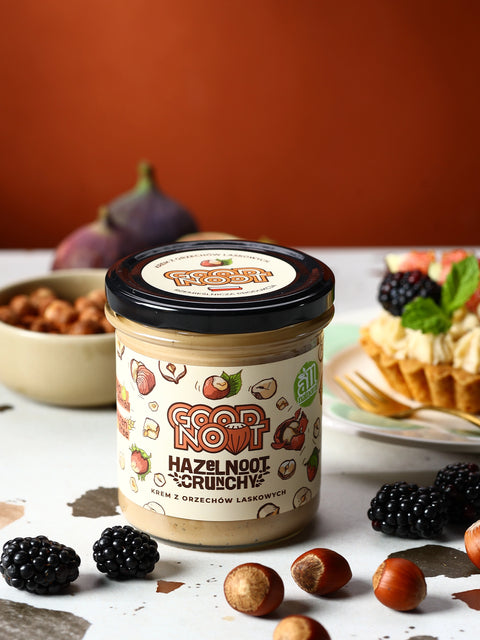 Krem z orzechów laskowych z kawałkami orzechów HAZELNOOT CRUNCHY 300g