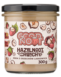 Krem z orzechów laskowych z kawałkami orzechów HAZELNOOT CRUNCHY 300g konsystencja