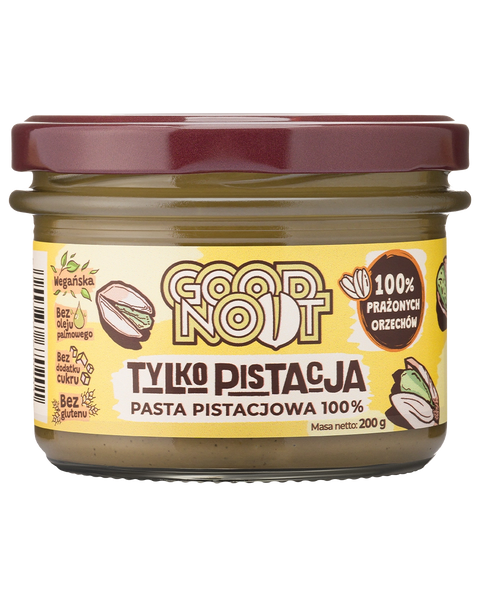 Pasta pistacjowa 100% TYLKO PISTACJA 200g