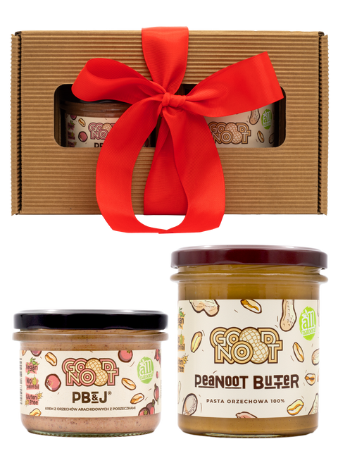 Zestaw Peanoot Butter 300g i PB&J® 200g w opakowaniu prezentowym