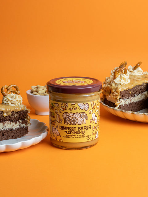 Pasta orzechowa 100% z kawałkami orzechów PEANOOT BUTTER CRUNCHY 300g