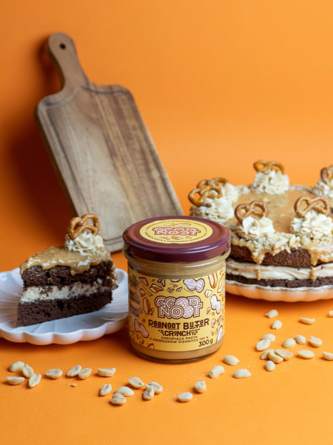 Pasta orzechowa 100% z kawałkami orzechów PEANOOT BUTTER CRUNCHY 300g