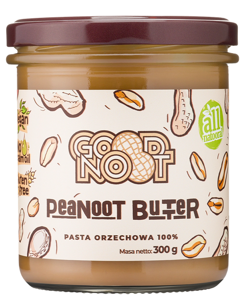 Pasta orzechowa 100% PEANOOT BUTTER 300g
