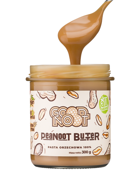 Pasta orzechowa 100% PEANOOT BUTTER 300g konsystencja