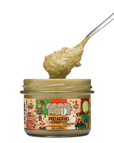 Krem pistacjowy z kawałkami pistacji bez dodatku cukru PISTACHIO CRUNCHY 200g