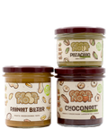 Set of 3 nut creams without added sugar