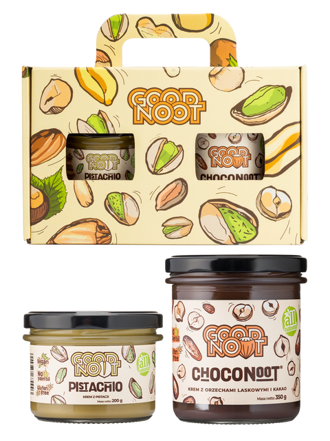 Zestaw Pistachio 200g i Choconoot® 350g w opakowaniu prezentowym