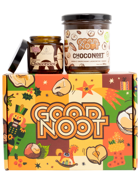 Zestaw prezentowy: świeczka sojowa Choconoot® 120 ml i krem laskowo-kakaowy Choconoot® 350g