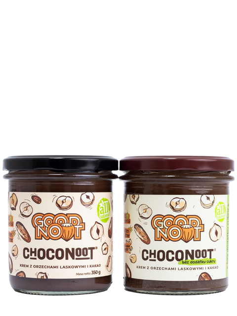 Zestaw CHOCONOOT+ CHOCONOOT bez dodatku cukru